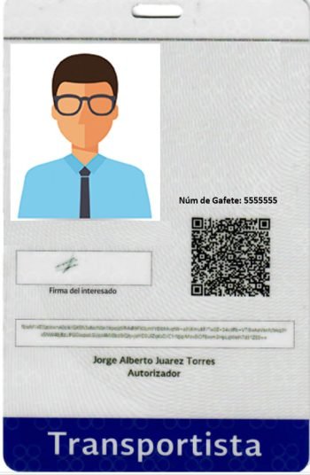 Gafete-Autotransportes